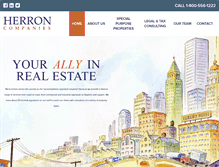 Tablet Screenshot of herronco.com